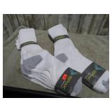8 PAIR-- SPORTS SOCKS -- 10-13