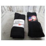 6 PAIR-- SOCKS -- 10-13