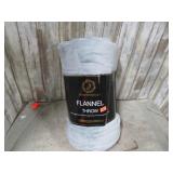 1-- FLANNEL THROW BLANKET