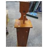 WOODEN TABLET PAPER HOLDER