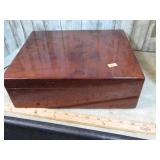 CEDAR LINED BURL VENEER BOX