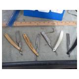 4-- VINTAGE STRAIGHT RAZORS