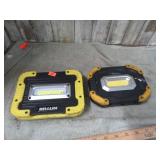 2-- RECHARGEABLE WORK LIGHTS ./ POWER BANK