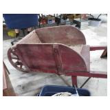 ANTIQUE WOODEN WHEEL BARROW