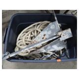 BOAT ANCHOR & ROPE