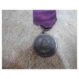 STERLING SILVER 33rd DEGREE MASONIC MEDAL