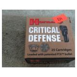 25-- CRITICAL DEFENSE 380 AMMO