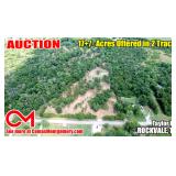 17+/- Acres Offered in 2 Tracts Selling in Rockvale, TN - AUCTION August 20th