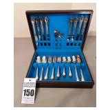 Rogers Brothers Silverware - Set of 8 - In Original  Wooden Case