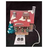 Dept 56 - Snow Village "Pinewood Log Cabin"  1989