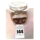 Mercantile Cigars Jar with original metal lid