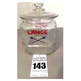 Lance  8 Sided Display Jar with Glass Lid