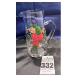 Franciscan Pitcher Hand Painted