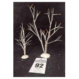 Dept 56 2 Village Winter Birch Trees