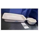 2 - Vintage Blue Cornflower Cookware
