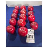 16 - Artificial Red Apples