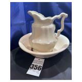 Vintage / Antique Pitcher & Wash Basin Set