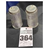 Vintage/Antique Set Shaker Jars with Mechanical Sliding Lid