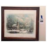 Winter Moonlight Christmas Eve by William Henry Chandler (1895)