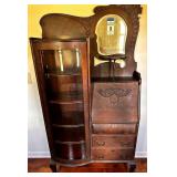 Antique - Side by side secretary