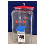Lance Large Display Jar with Metal Lid
