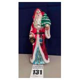 Santa Iridescent Blown Glass