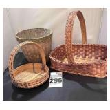 Vintage Misc Lot of Baskets (3)