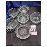 6 - Bowls,   3 different styles