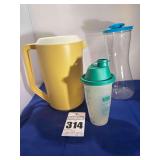 Hidden Valley Shaker, Rubbermaid gallon pitcher,  Rubbermaid Carafe