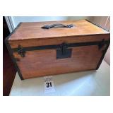 Antique Wooden Trunk