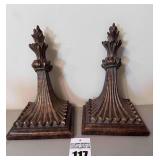 2 - Vintage Gilt Fluted Italian Wall Shelves