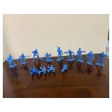 Blue Plastic Toy Soldiers