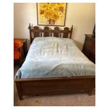 Full Size Bed Frame with Foot Board