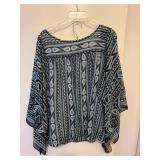 Bob Mackie XL Flowey Top