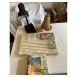 2 Desk Lights, Card Game and Puzzle