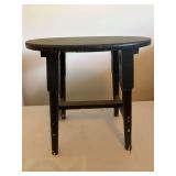 Oval Stool/Table 17.5”x13.5”x17.5”