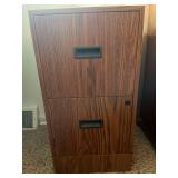 2 Drawer Metal File Cabinet 18”x15”x28”