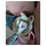 Mini Wash Bowl and Pitcher, Bird Houses, Shelf, Scard Cat Halloween Decor Benny and Cecil Thermos