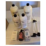2 64 oz Facial Clenser, 2 32oz Body Scrub, Spray Fragrance,Wen Cleansing Conditioner, Poo-Pourri