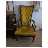 High Back Arm Chair/Tufted