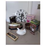 Misc Box, Christmas Bracelet, Hen on Nest, Singing Fish, Lantern, Clocks, Hair Removal