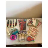 Water Colors, Checker Games, Fun Pads, Stickers, Mini Paddle Balls, Super Ace Gliders, Modeling Clay, Skimmer Rings and a Paper Clip