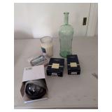 Large Bottle, 2 Boxes Shalimar Perfume, Pure Air Candle, etc