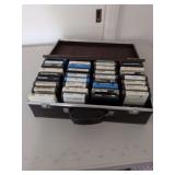 Case with 8 Track Tapes