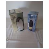 Can Opener, with Knife Sharpener, Ionic Breeze Air Freshener both New