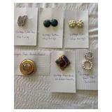 Vintage Broaches and Earrings