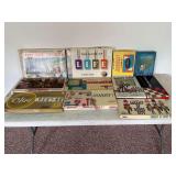 Assortment of Vintage Board Games - As Is