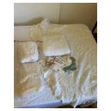 Vintage Crochet, Table Covers, Doilies and Shawl