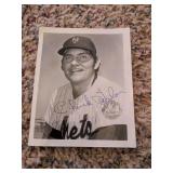 Autographed Picture of Chuck Taylor Mets