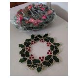 2 Christmas Wreaths